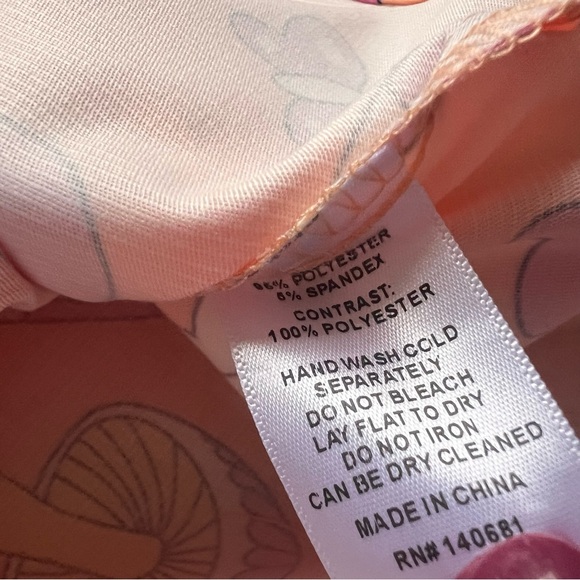 NWT Unique Vintage Smak Parlour Retro Mod 60s Mushroom Cherry Collared Dress XL - Picture 12 of 14